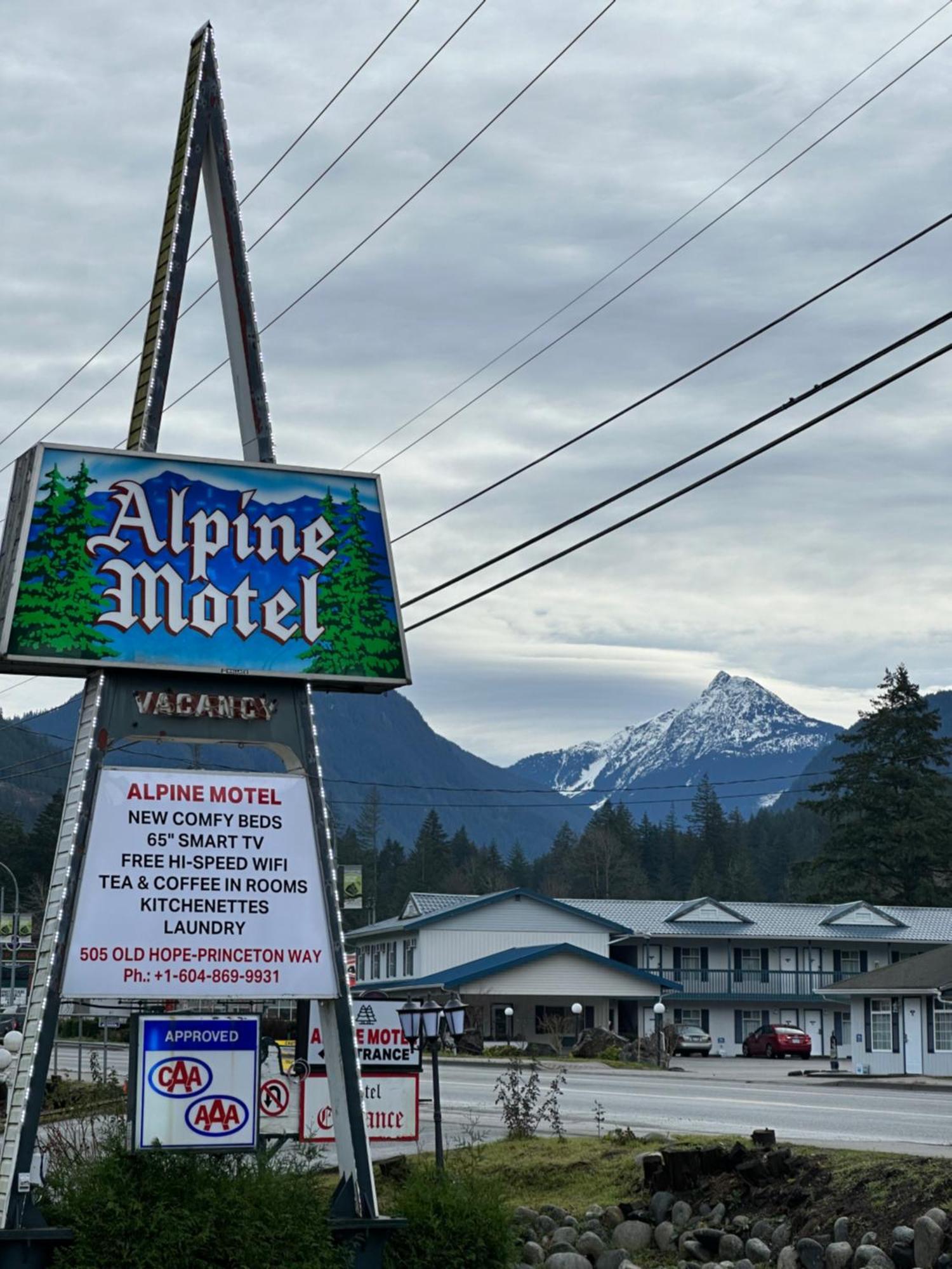 Alpine Motel Хоуп Экстерьер фото